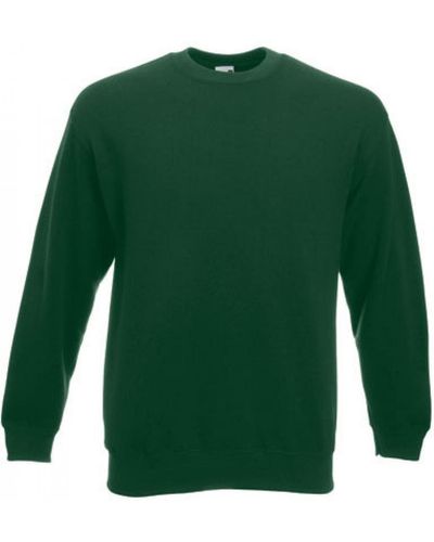 Fruit Of The Loom Classic Set-in Sweatshirt, Pullover - Grün