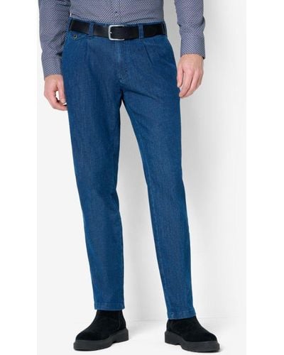 EUREX by BRAX Bequeme Jeans Style FRED - Blau
