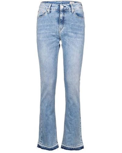 Herrlicher Stretch-Jeans SUPER G Boot Cropped Cashmere Touch Denim frozen 5790-D9020 - Blau