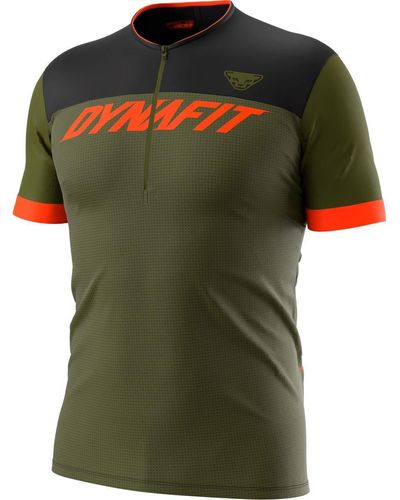 Dynafit T-Shirt RIDE LIGHT 1/2 ZIP SS TEE M - Grün