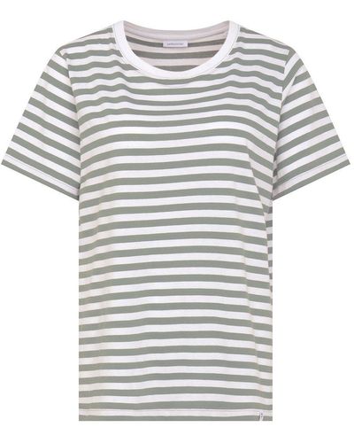 Seidensticker Kurzarmshirt T-Shirt Stripe 513950 - Mehrfarbig