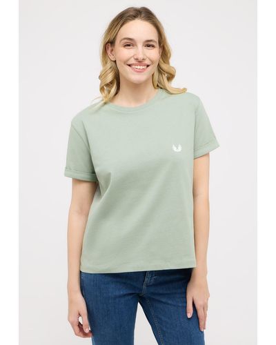 ANGELS Rundhalsshirt T-Shirt Icon Print - Grün