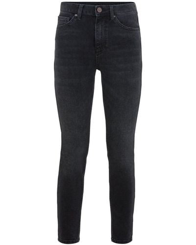 Hallhuber Skinny-fit-Jeans High Waist Skinny-jeans Ella Aus Bio-baumwolle Von Candiani - Blau