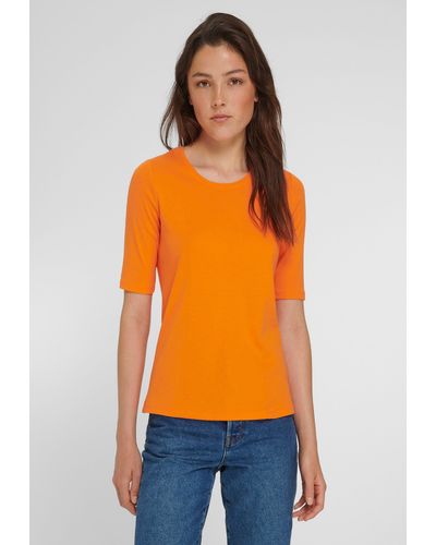 Peter Hahn Rundhalsshirt Cotton - Orange