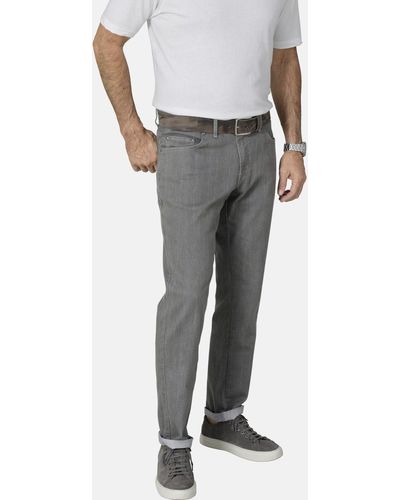Babista 5-Pocket-Jeans VESTATESS mit Kontrastnähten - Grau