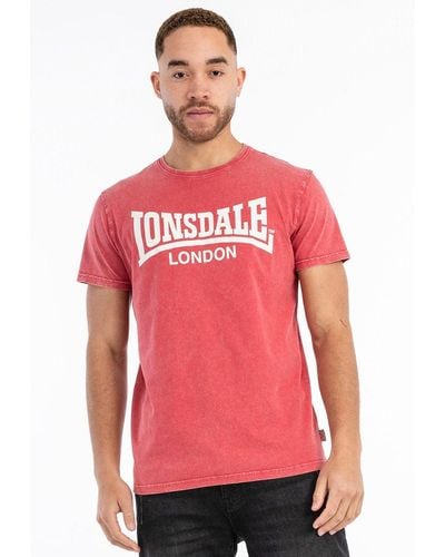 Lonsdale London T-Shirt STOFA - Rot