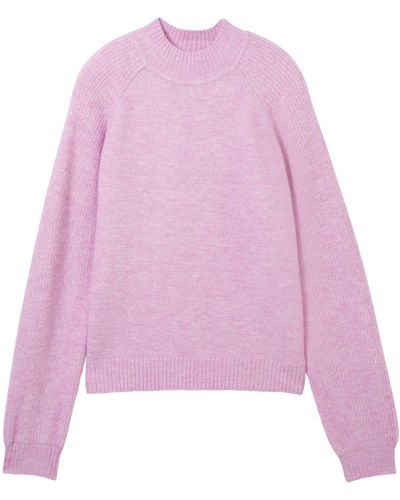 Tom Tailor Strickpullover cozy structure pullover - Pink