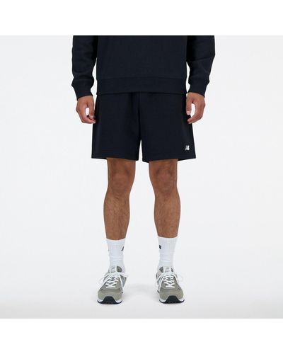 New Balance Shorts Sport Essentials French Terry Short 7 BK - Blau