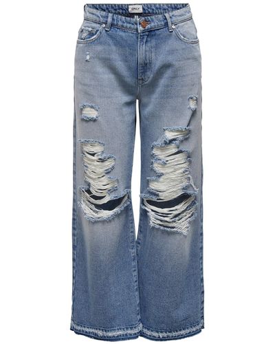 ONLY 7/8-Jeans (1-tlg) Weiteres Detail - Blau