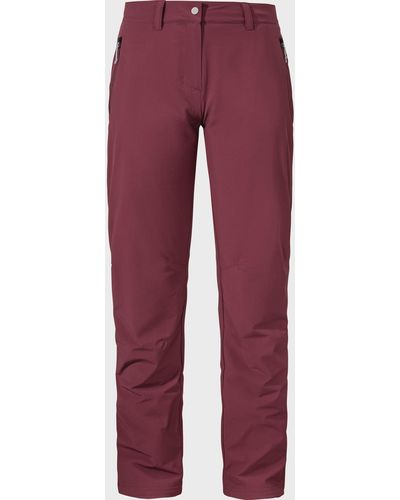 Schoeffel Outdoorhose Pants Engadin1 Warm L - Rot