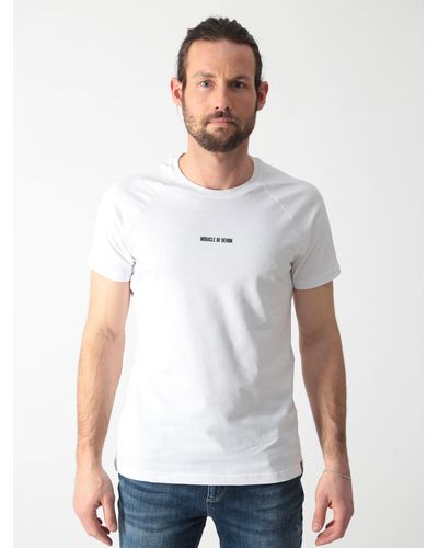 Miracle of Denim T-Shirt mit Logo - Weiß