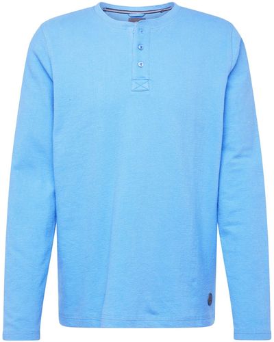 Fynch-Hatton Langarmshirt (1-tlg) - Blau
