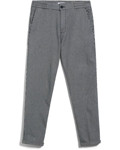 ARMEDANGELS Tapered-fit-Jeans TAAVIN STRIPED (1-tlg) - Grau