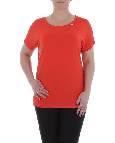 Ital-Design Freizeit T-Shirt in Rot