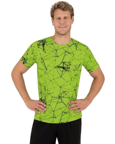 Trigema COOLMAX® Sport T-Shirt (1-tlg) - Grün
