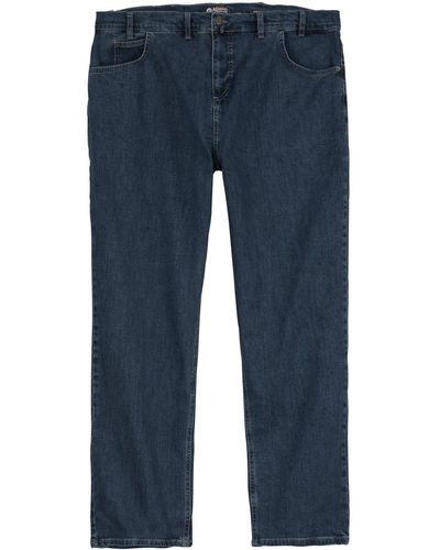 Adamo Große Größ Stretch-Jeans Bauchgrößen dark navy Ohio - Blau
