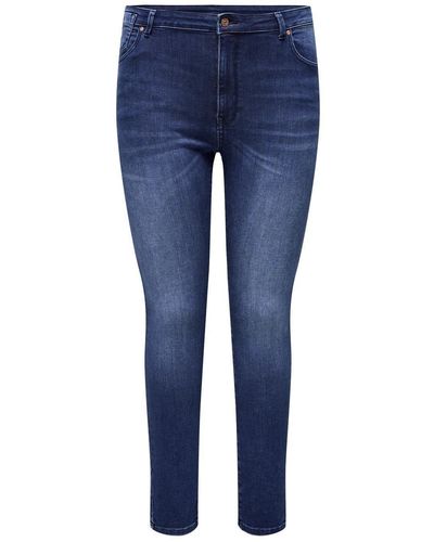 Only Carmakoma 5-Pocket-Jeans - Blau