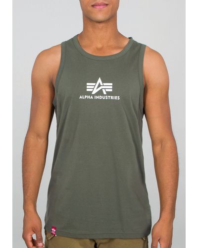 Alpha Industries Tanktop BASIC TANK - Grün