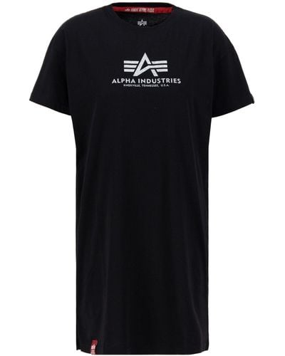 Alpha Industries Shirt Women - Schwarz