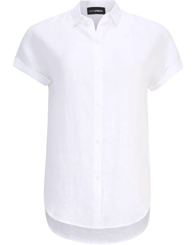 Doris Streich Druckbluse Bluse - Weiß