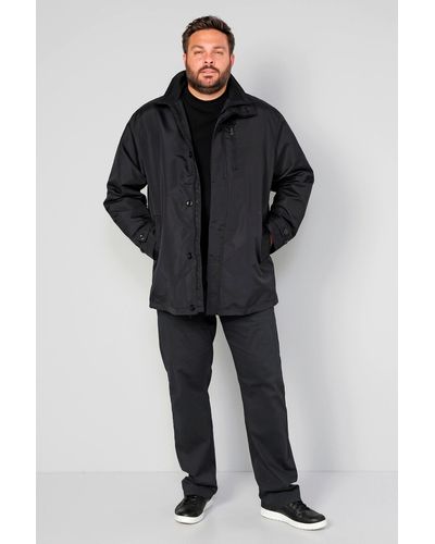 Boston Park Funktionsjacke Jacke Spezialschnitt - Schwarz