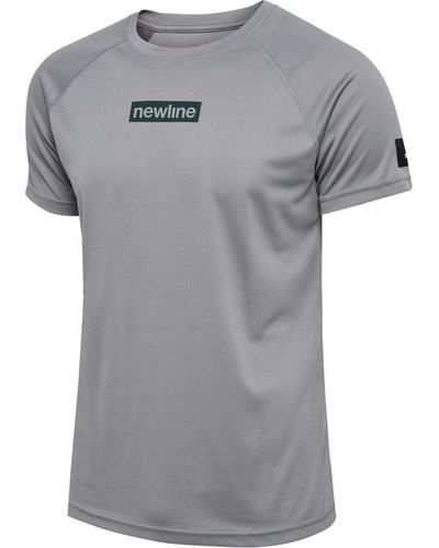 Newline Nwlcharge Mesh T-Shirt - Grau
