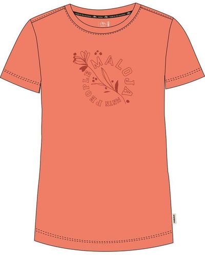 Maloja Karkogel T-Shirt - Pink
