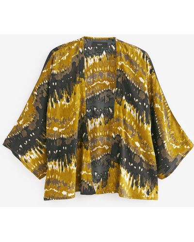 Next Blusenkimono Batik-Kimono (1-tlg) - Gelb