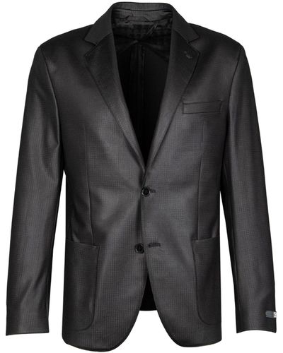 Karl Lagerfeld Sakko Jacket Smart (1-tlg) - Schwarz