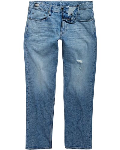 G-Star RAW 5-Pocket- Jeans Mosa Straight (1-tlg) - Blau
