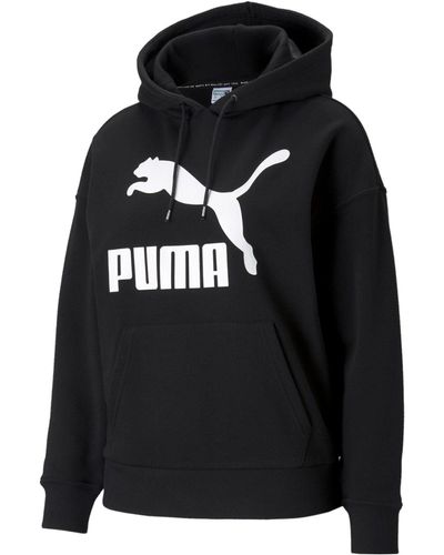 PUMA Sweater Classics Logo Hoody - Schwarz