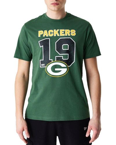 KTZ Print-Shirt NFL DISTRESSED Green Bay Packers celtic - Grün