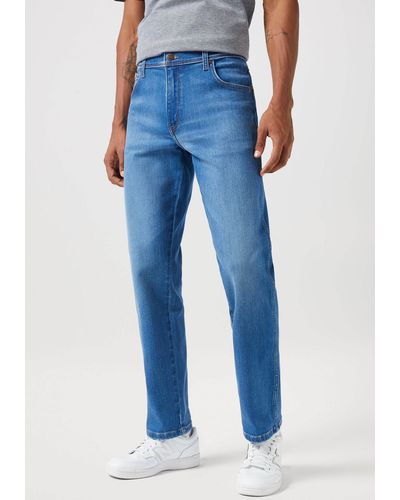 Wrangler 5-Pocket-Jeans TEXAS Free to stretch material - Blau