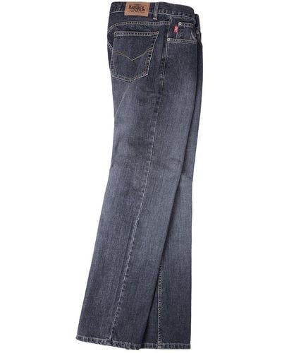 Lucky Star Bequeme Shadow used vintage Jeans schwarz von Übergröße - Blau