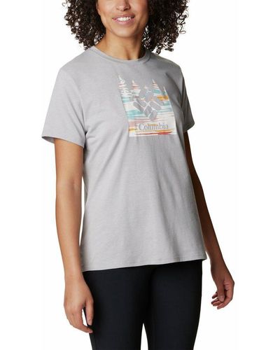 Columbia T-Shirt Sun Trek SS Graphic Tee - Grau