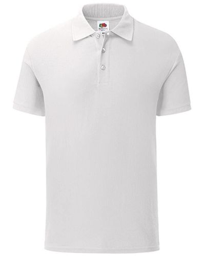 Fruit Of The Loom Poloshirt 65/35 Tailored Fit Polo - Weiß