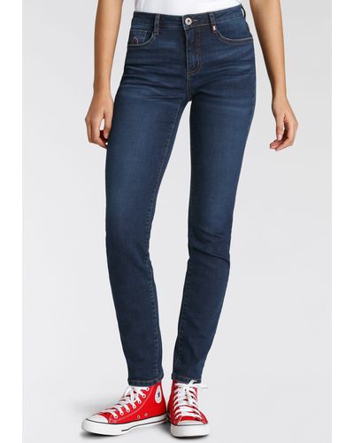 Alife & Kickin High-waist-Jeans Slim-Fit NolaAK NEUE KOLLEKTION - Blau