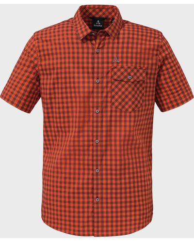 Schoeffel Outdoorhemd Shirt Trattberg SH M - Rot