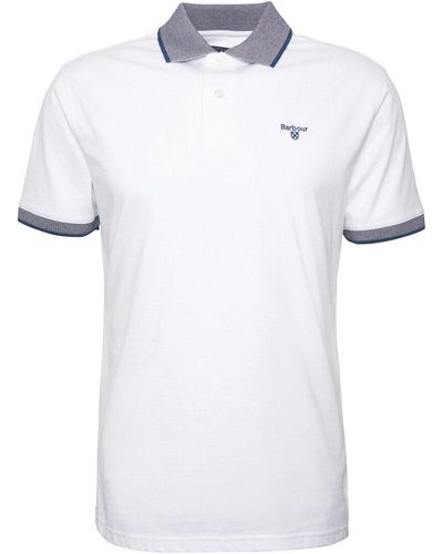 Barbour Poloshirt Polo Cornsay - Weiß