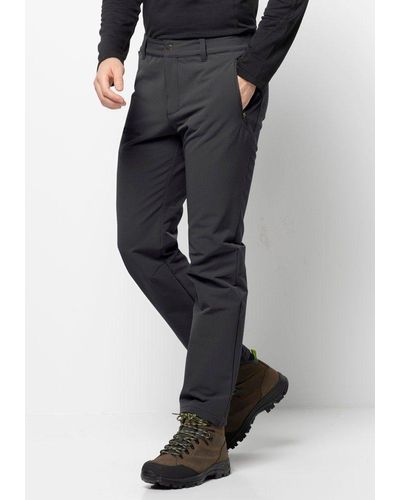 Jack Wolfskin Outdoorhose ACTIVATE THERMIC PANTS M - Schwarz