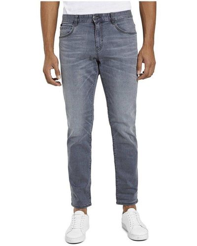 Tom Tailor 5-Pocket-Jeans uni (1-tlg) - Blau