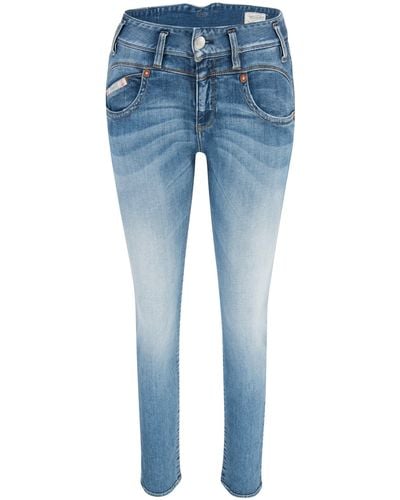 Herrlicher Stretch-Jeans PEARL Slim Organic Denim faded blue 5692-OD100-666 - Blau