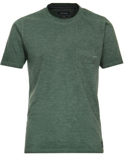 CASA MODA T-Shirt uni - Grün