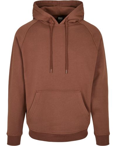 Urban Classics Sweatshirt Blank Hoody - Braun