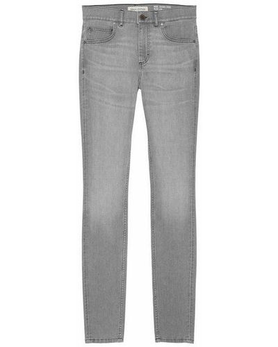 Marc O' Polo High-waist-Jeans grau skinny fit (1-tlg)