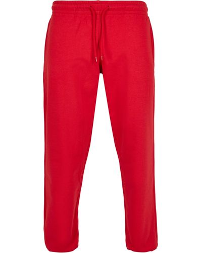 Urban Classics Stoffhose Basic Sweatpants 2.0 (1-tlg) - Rot