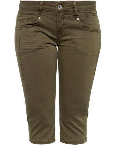 ATT Jeans Caprihose Zoe im 5-Pocket Design - Grün