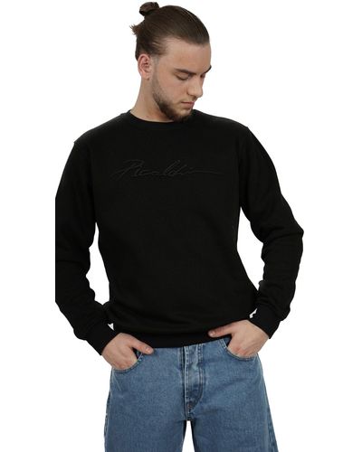 PICALDI Jeans Signature Sweatshirt, Pullover - Schwarz