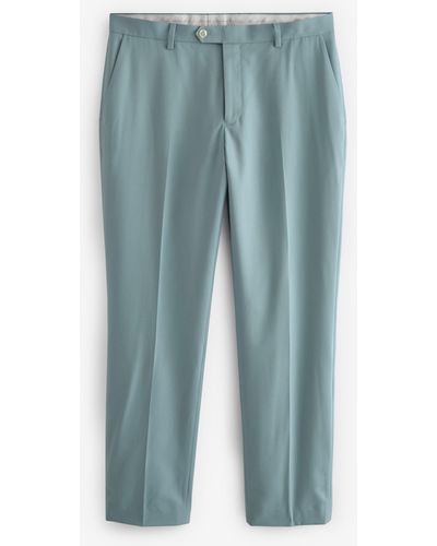 Next Anzughose Motion Flex Anzug mit Stretch: Tailored Fit Hose (1-tlg) - Blau