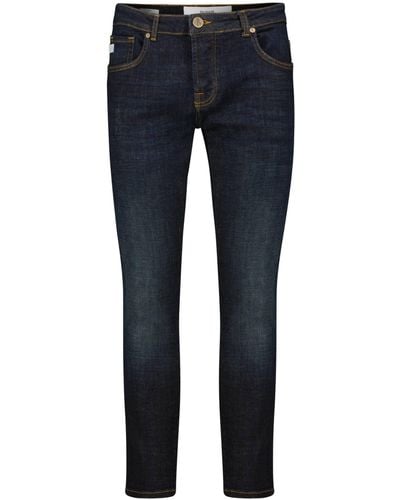 Goldgarn 5-Pocket-Hose Jeans U2 Slim Fit (1-tlg) - Blau